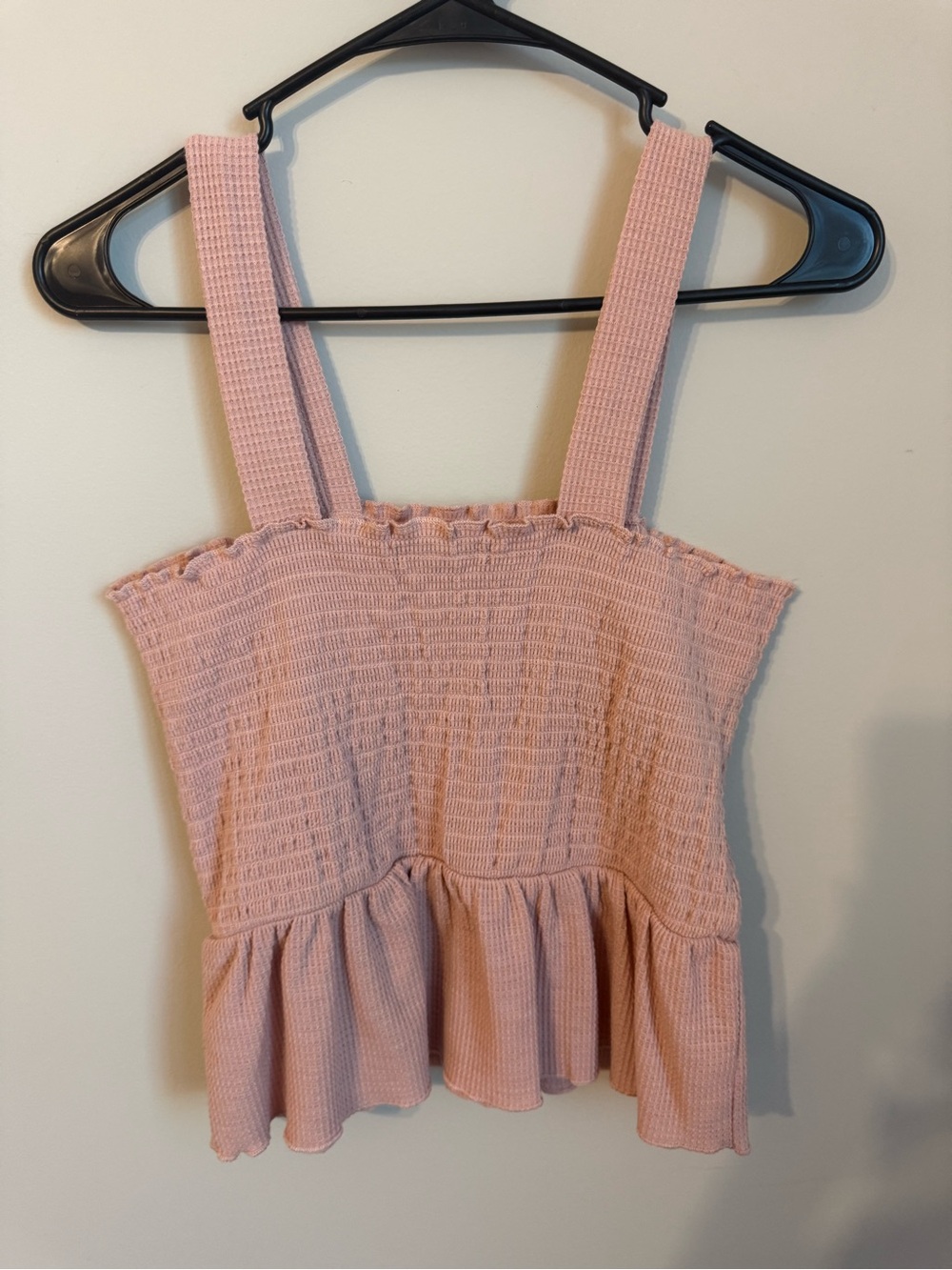 Versona Pink Ruffled Tank Top - Picture 3 of 3